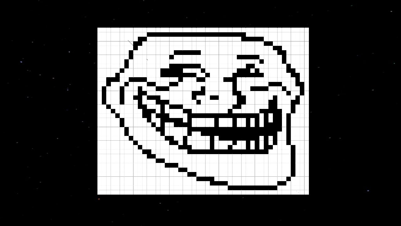 pixel art troll